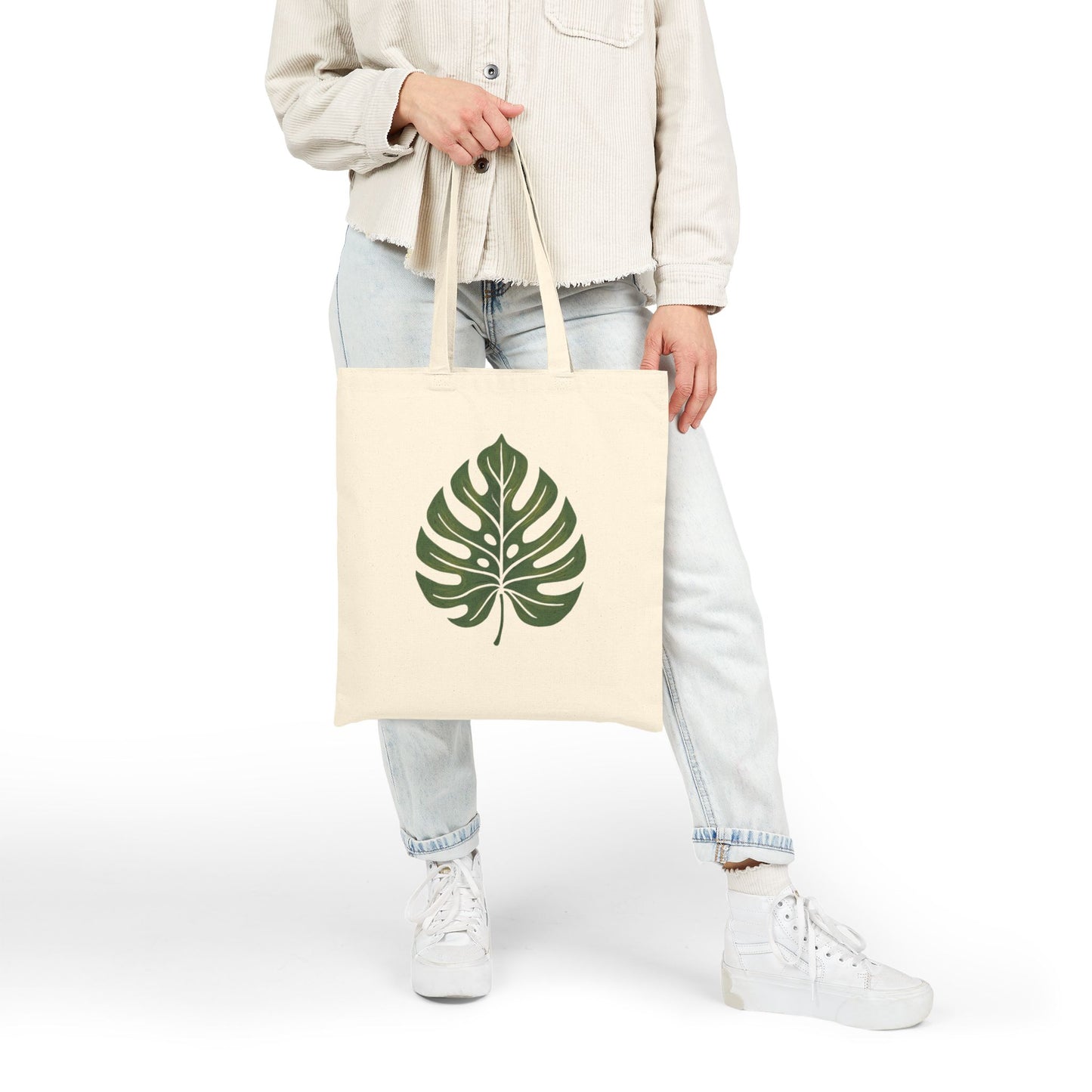 Monstera Leaf Tote Bag