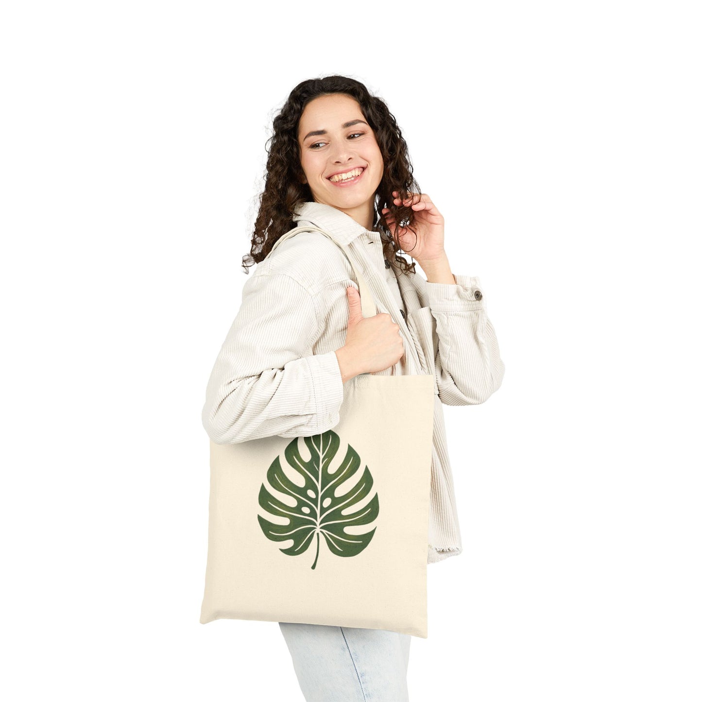 Monstera Leaf Tote Bag
