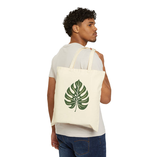 Monstera Leaf Tote Bag