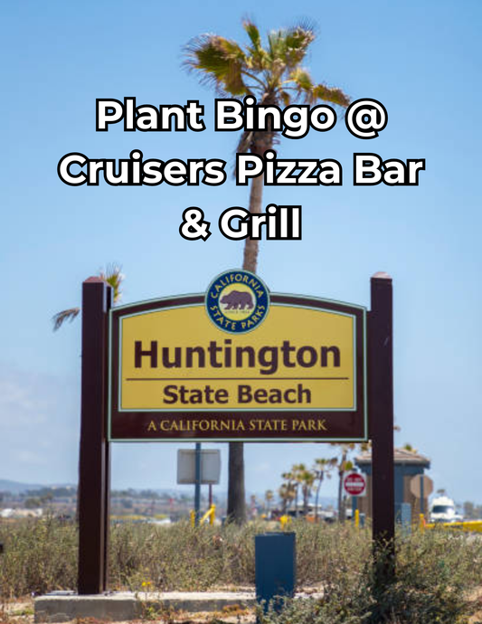 Plant Bingo 7/8/26 @ Cruisers Pizza Bar Grill Huntington Beach
