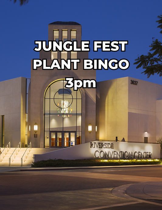 PLANT BINGO 8/1/26 | JUNGLE FEST/HOME GARDEN SHOW
