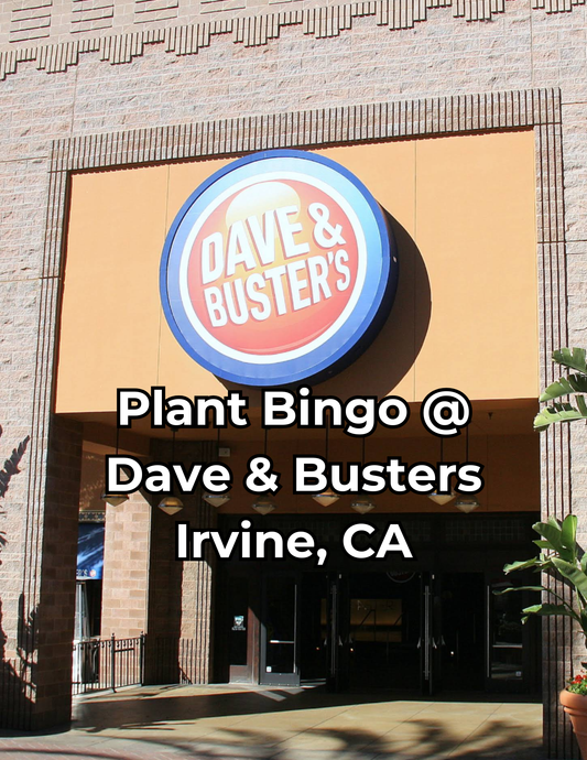 Plant Bingo 5/20/26 @ Dave and Busters Irvine
